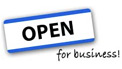Open for Business logo